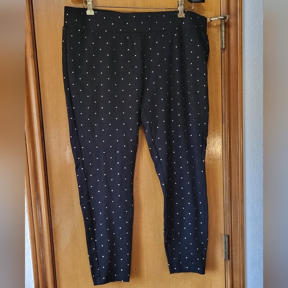 PHILOSOPHY black legging with dot embelishment - Picture 2 of 6